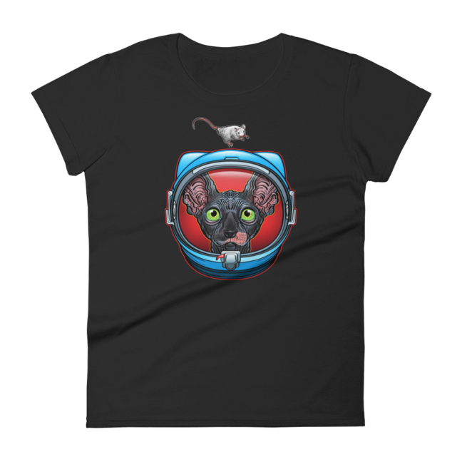 Astrocat – T-shirt pour femmes – version de dos